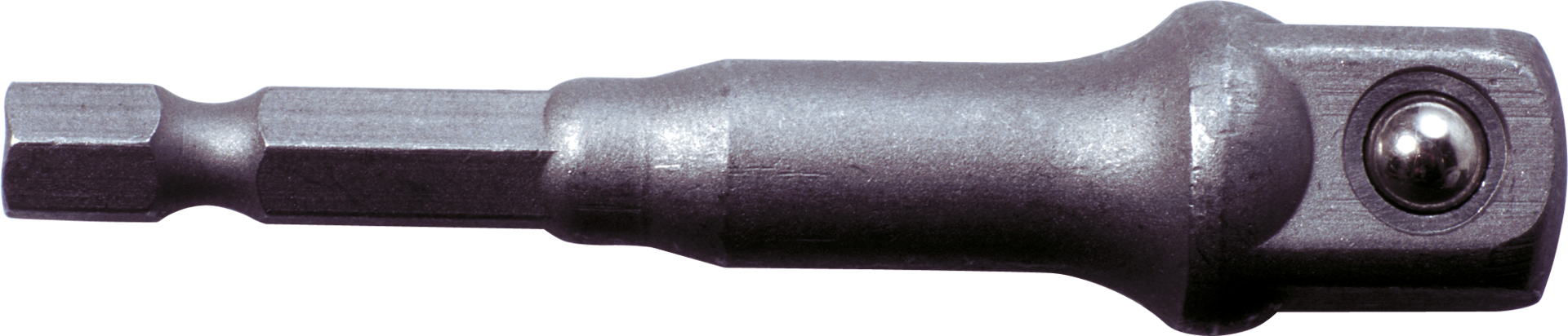 Adapter 1/4" für Stecknüsse Vierkantaufnahme L65mm 1/4"