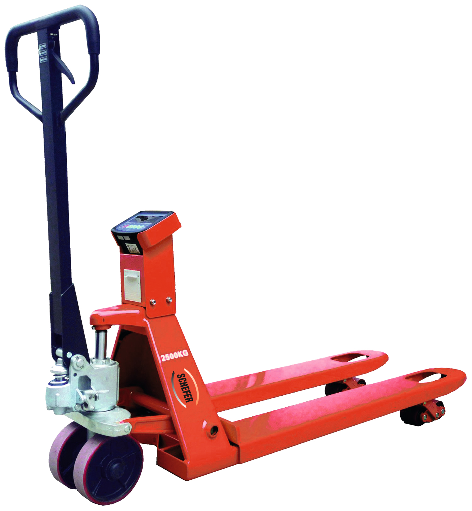 Gabelhubwagen Waage Tragkraft 2,5t Ablesung in 0,5kg-Schritten Gabelhubwagen Waage Tragkraft 2,5t Ablesung in 0,5kg-Schritten