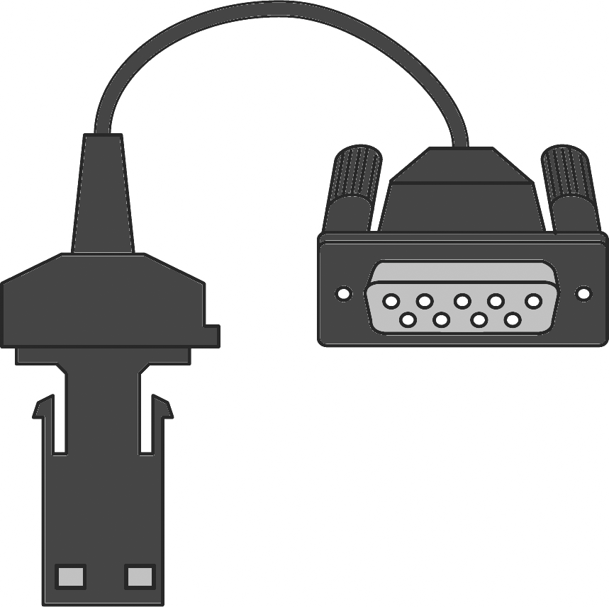Verbindungskabel 2m opto elektronisch - RS 232 Verbindungskabel 2m opto elektronisch - RS 232