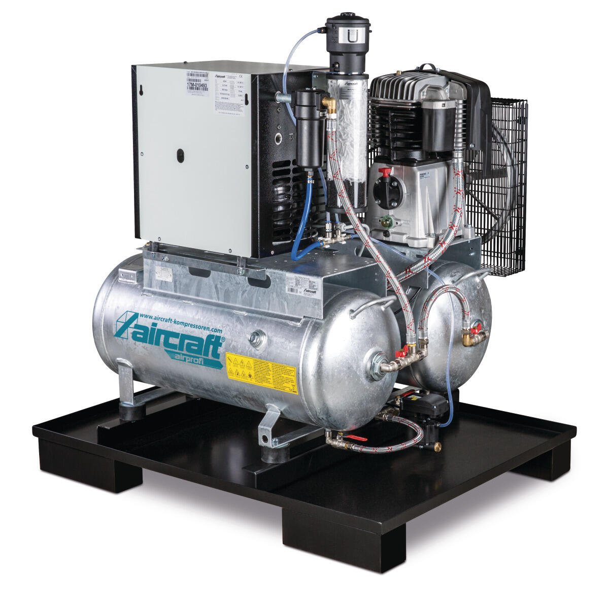 Stationärer Kolbenkompressor Aircraft AIRPROFI DUO 703/2x75/13 KK