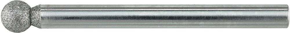 Schleifstift Diamant Kugelform GL70mm Korn D126 Schaft-D6mm D8mm