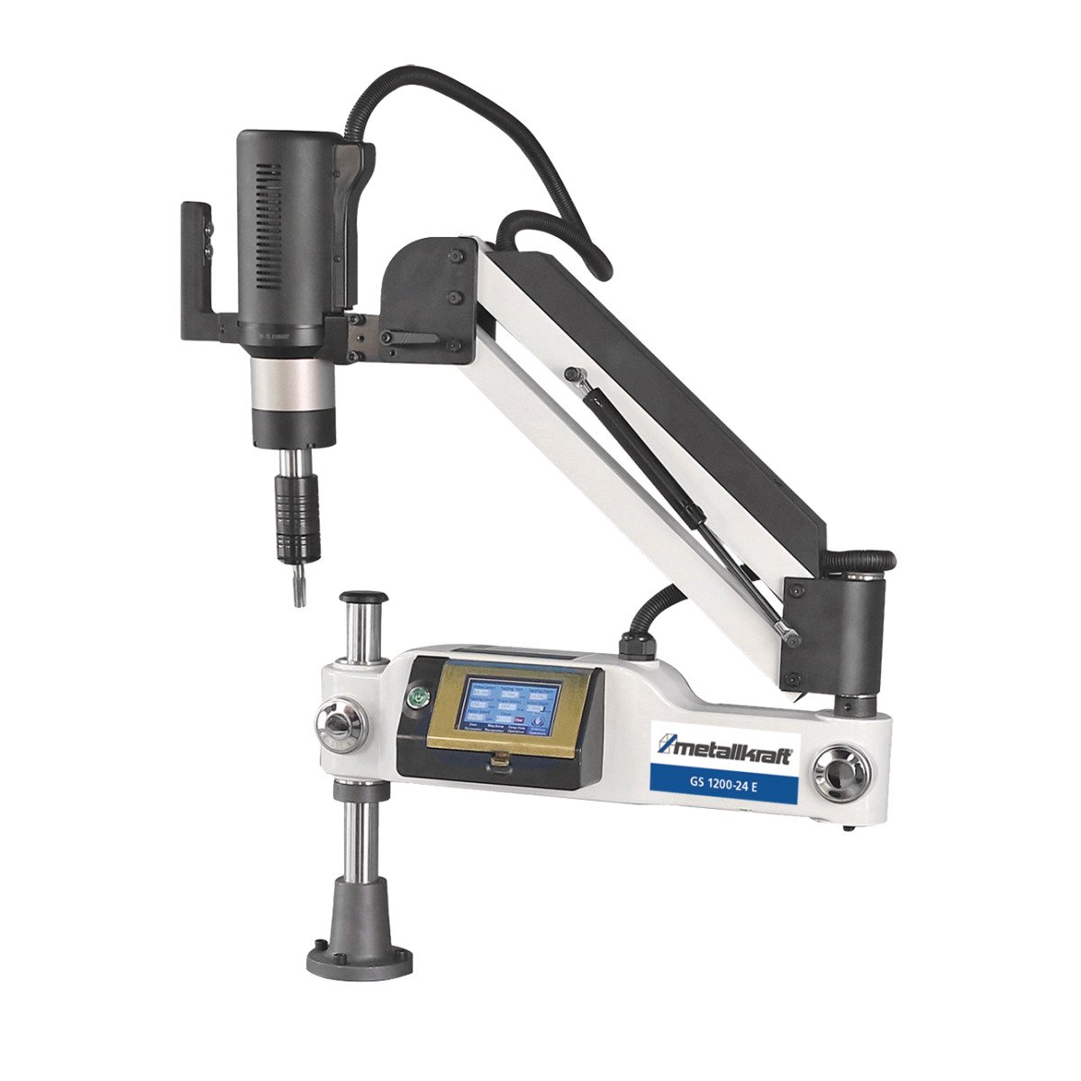 Elektrische Gewindeschneidmaschine Metallkraft GS 1200-24 E Aktions-Set inkl. Unterbau