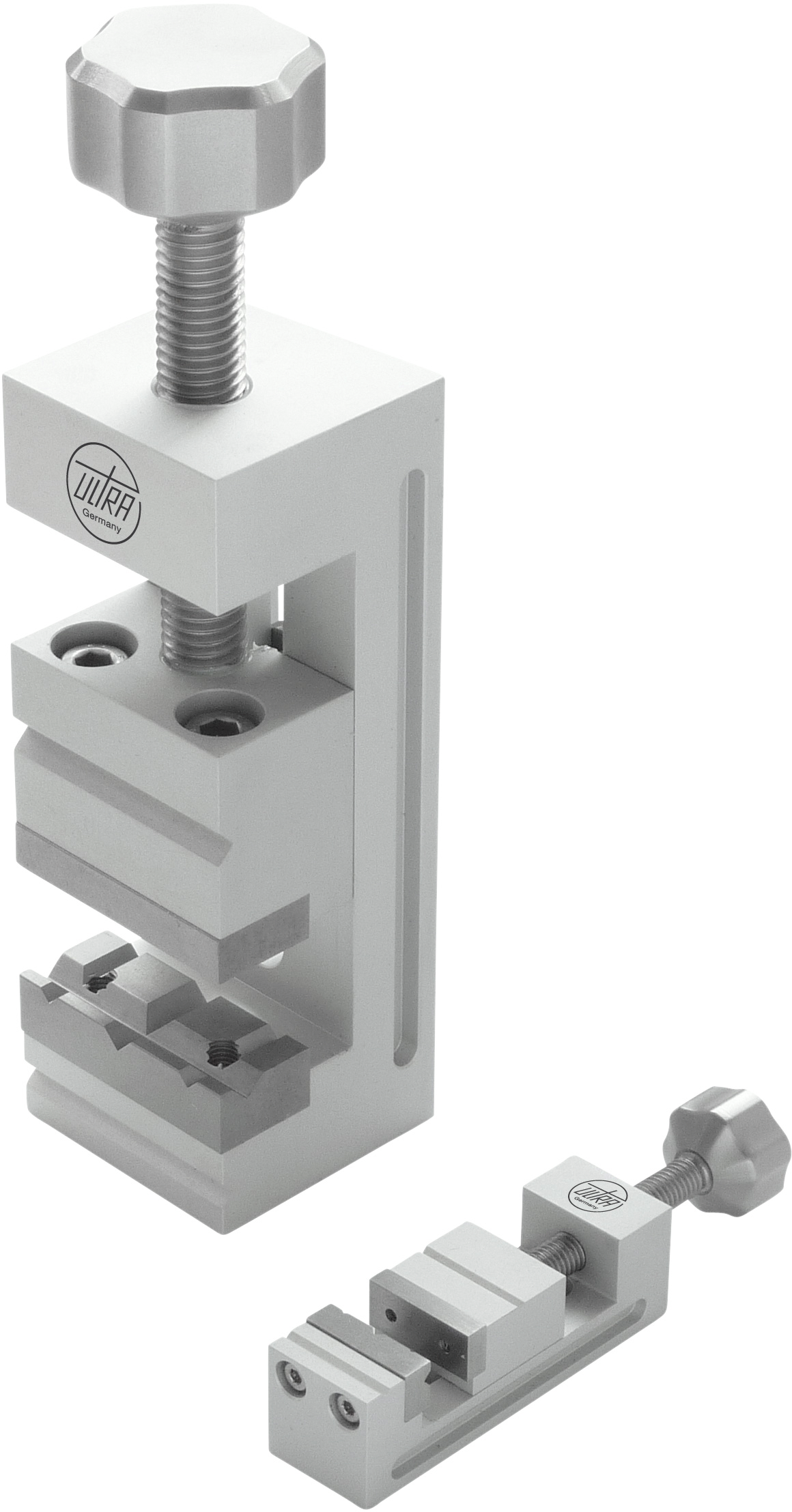 Minischraubstock Sortiment BB15mm SW14mm ST8mm Messing, hartverchromt