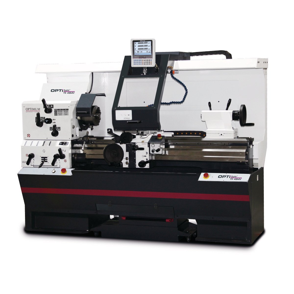 Präzisions- Leit- und Zugspindeldrehmaschine Optimum OPTIturn TX 4814V
