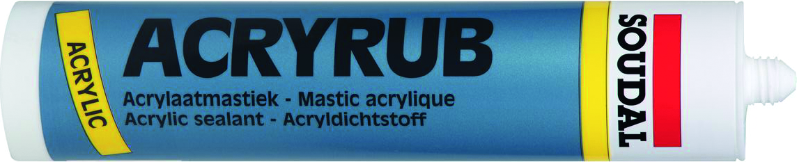 Acryl "Acrylrub" 310ml Kartusche weiß Acryl "Acrylrub" 310ml Kartusche weiß