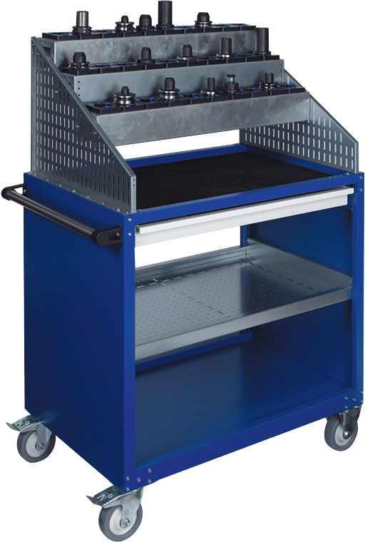 Werkzeugwagen CNC Aufnahmen B582 x T922 x H922mm Werkzeugwagen CNC Aufnahmen B582 x T922 x H922mm