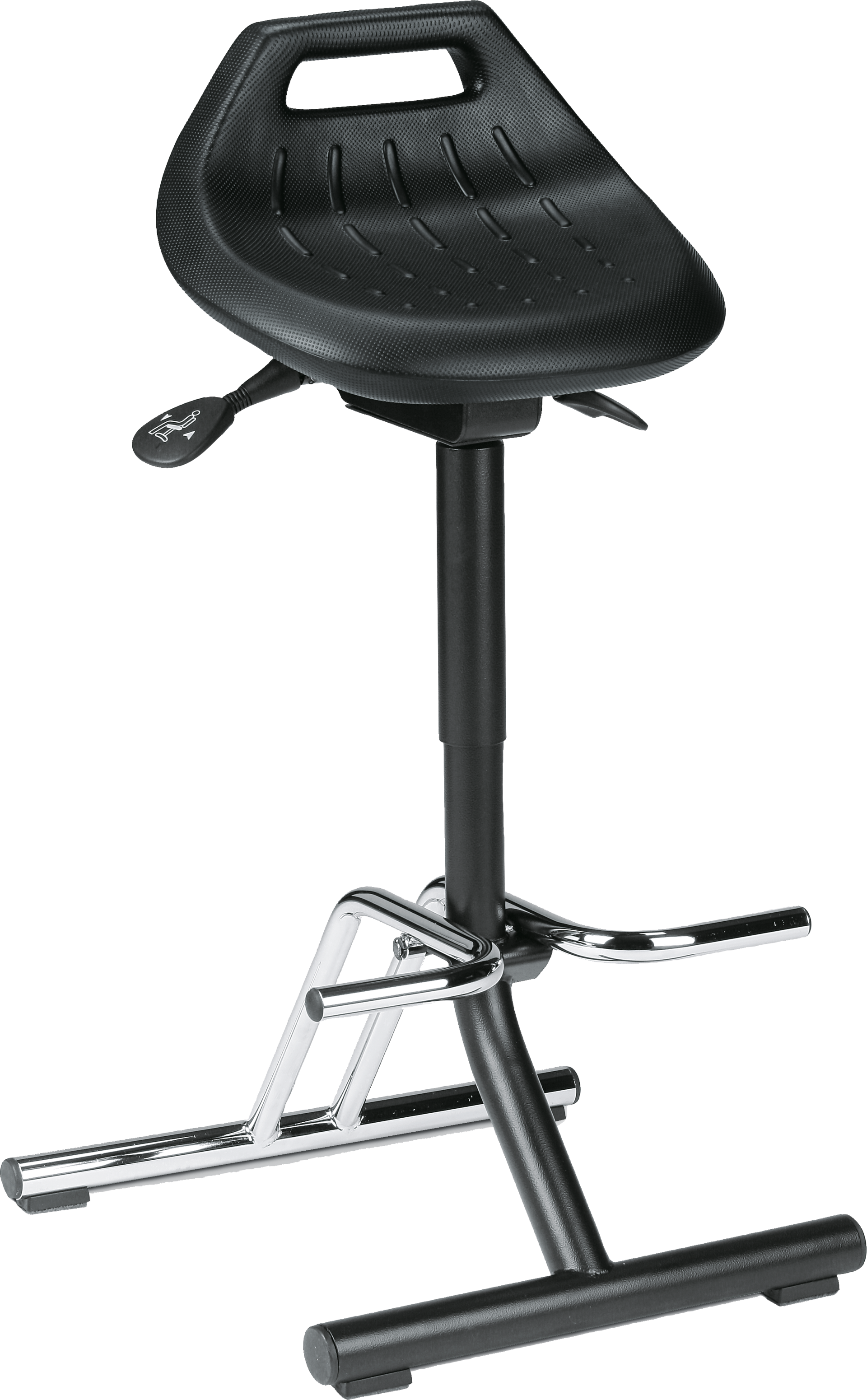 Stehhilfe Komfort mit klappbarer Fußablage