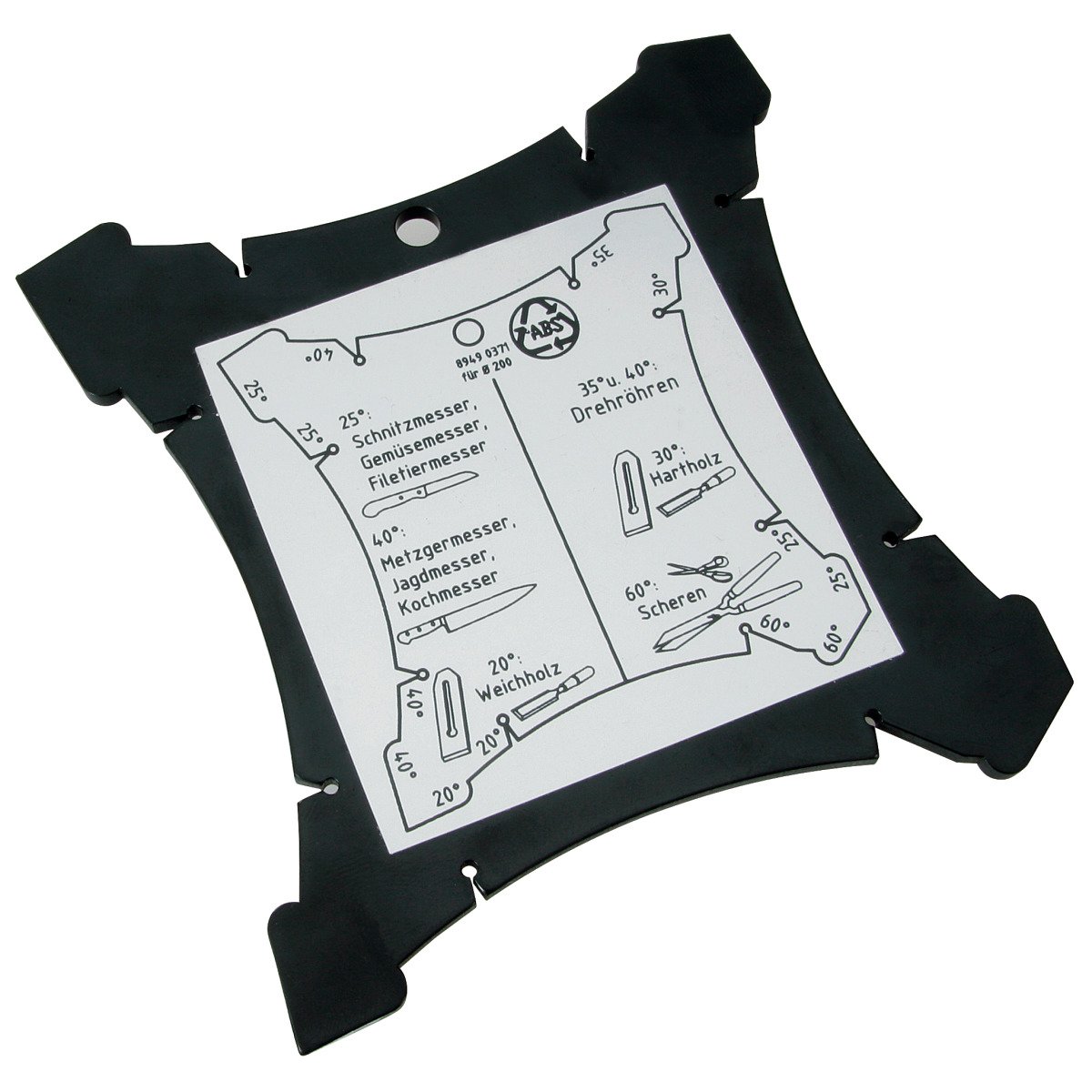 Winkellehre für Schleifstein Holzkraft Ø 250 mm