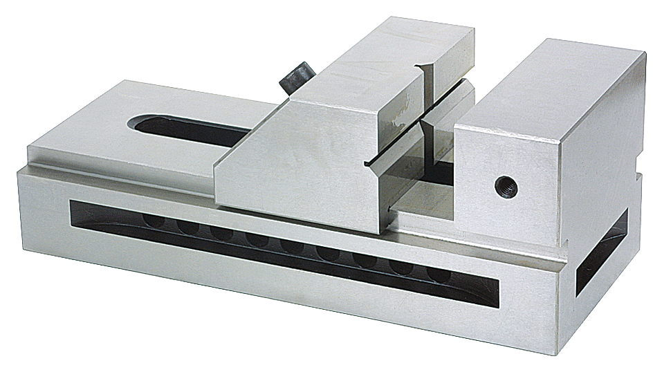 Maschinenschraubstock Präzision mit Niederzugbacken 25mm Spannweite 32mm