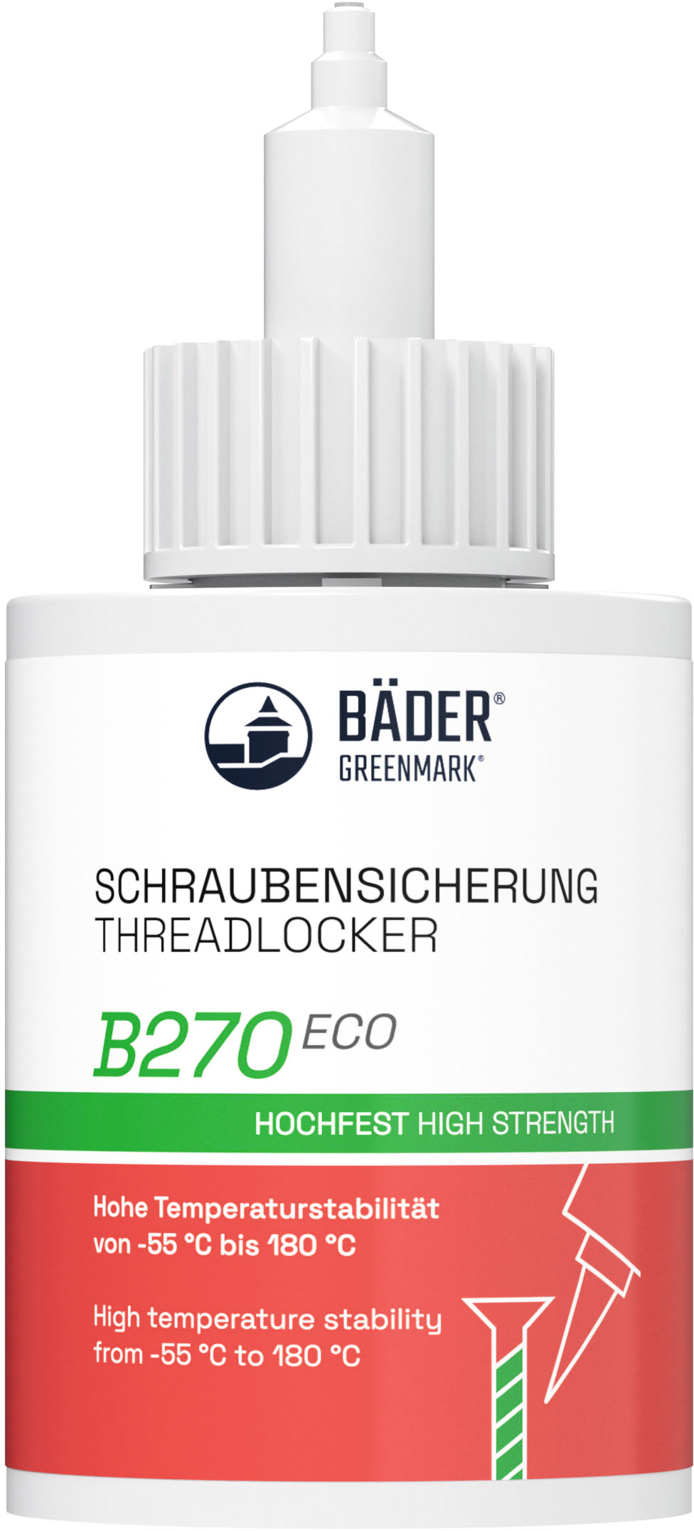 Schraubensicherung hochfest B270 Eco 50ml grün Schraubensicherung hochfest B270 Eco 50ml grün