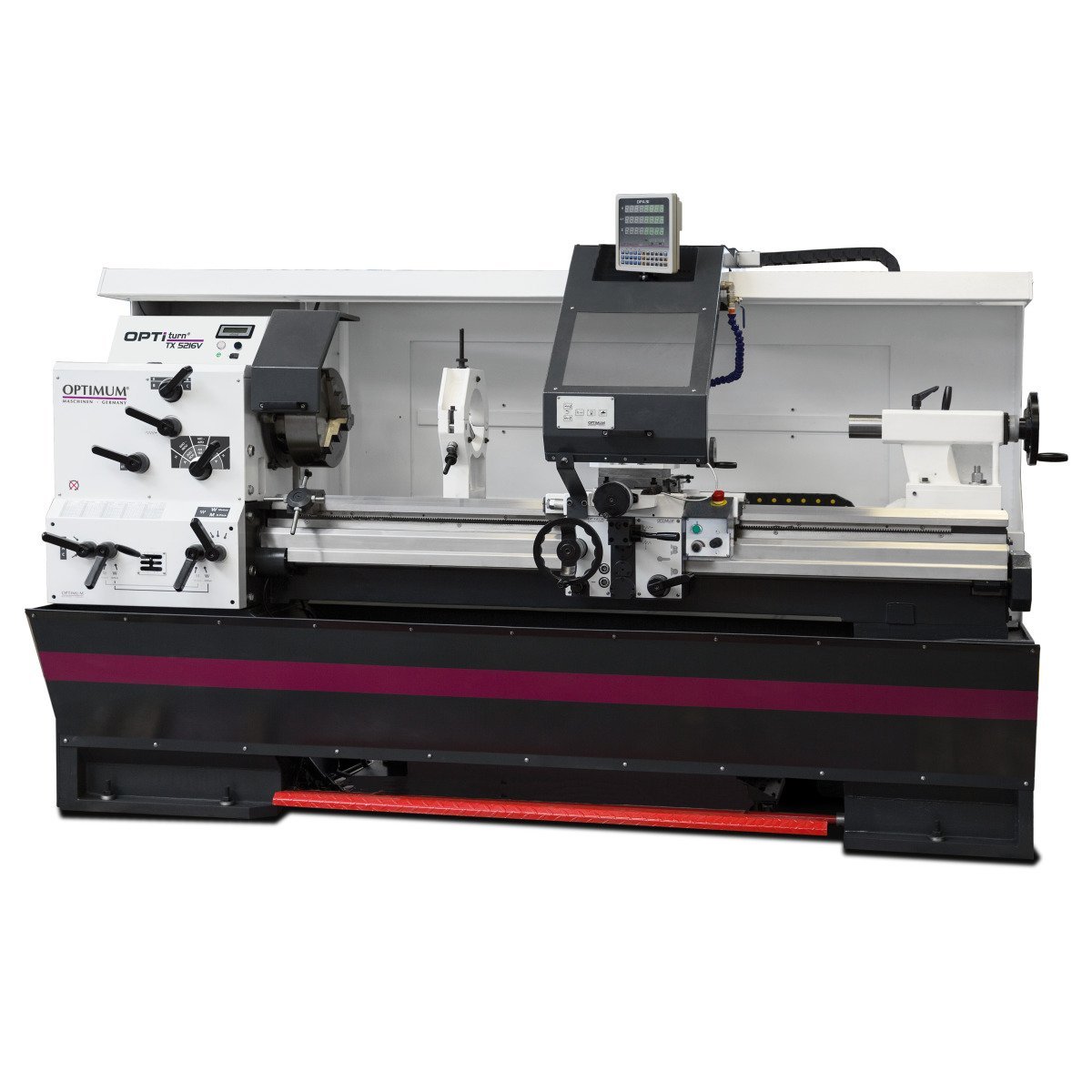 Präzisions-Leit- und Zugspindeldrehmaschine Optimum OPTIturn TX 5216V
