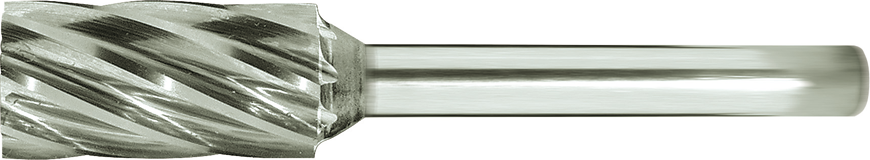 Frässtift HM Aluverzahnung Schaft 6mm Zylinderform ZYAS mit Stirnverzahnung D6mm L16mm