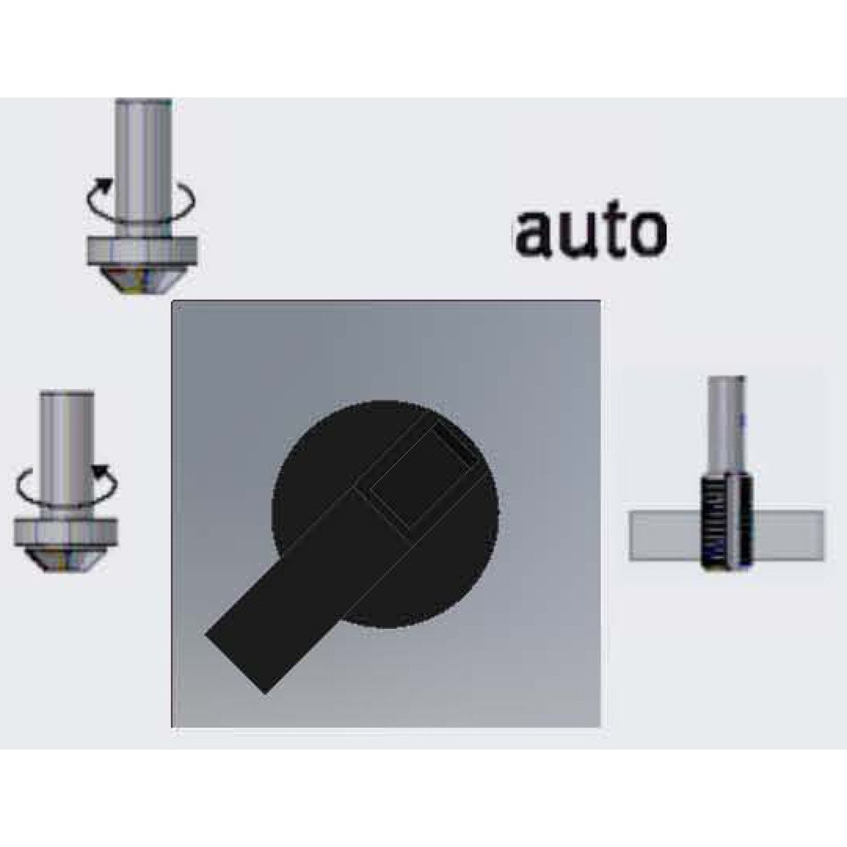 Säulenbohrmaschine Optimum OPTIdrill B 34HV Aktions-Set