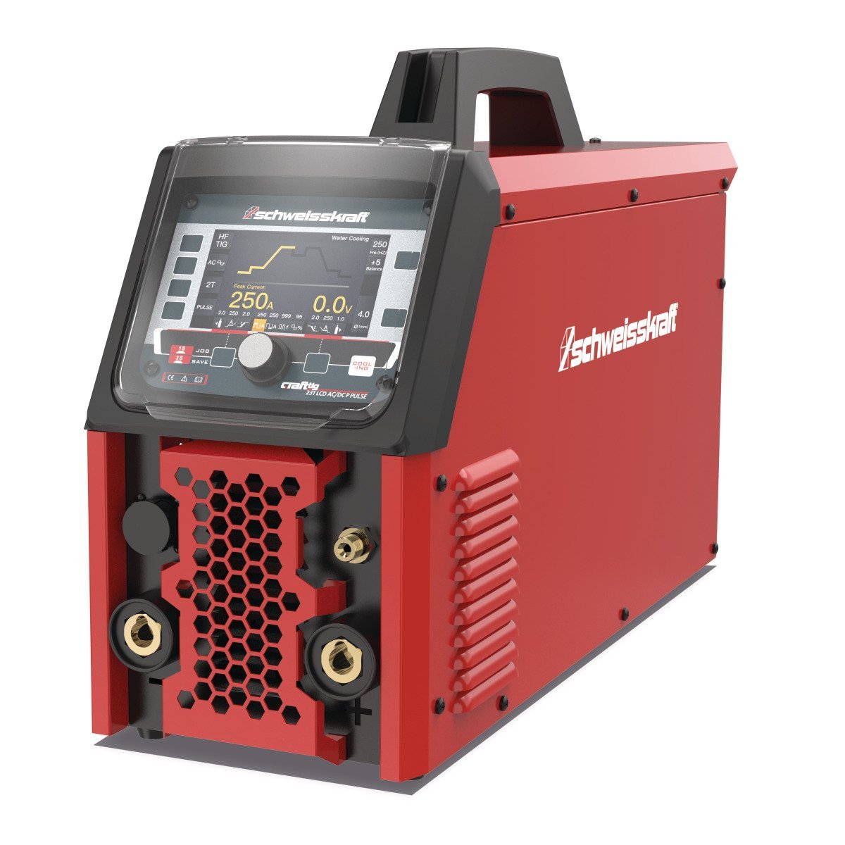 WIG-Schweißgerät Schweisskraft CRAFT-TIG 231 LCD AC/DC P Pulse SET