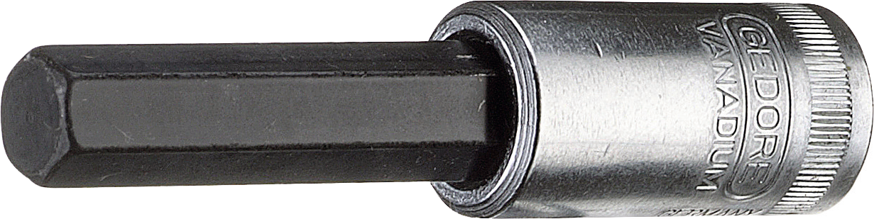 Bitstecknuss 1/4" Innensechskant lang L60mm SW3mm
