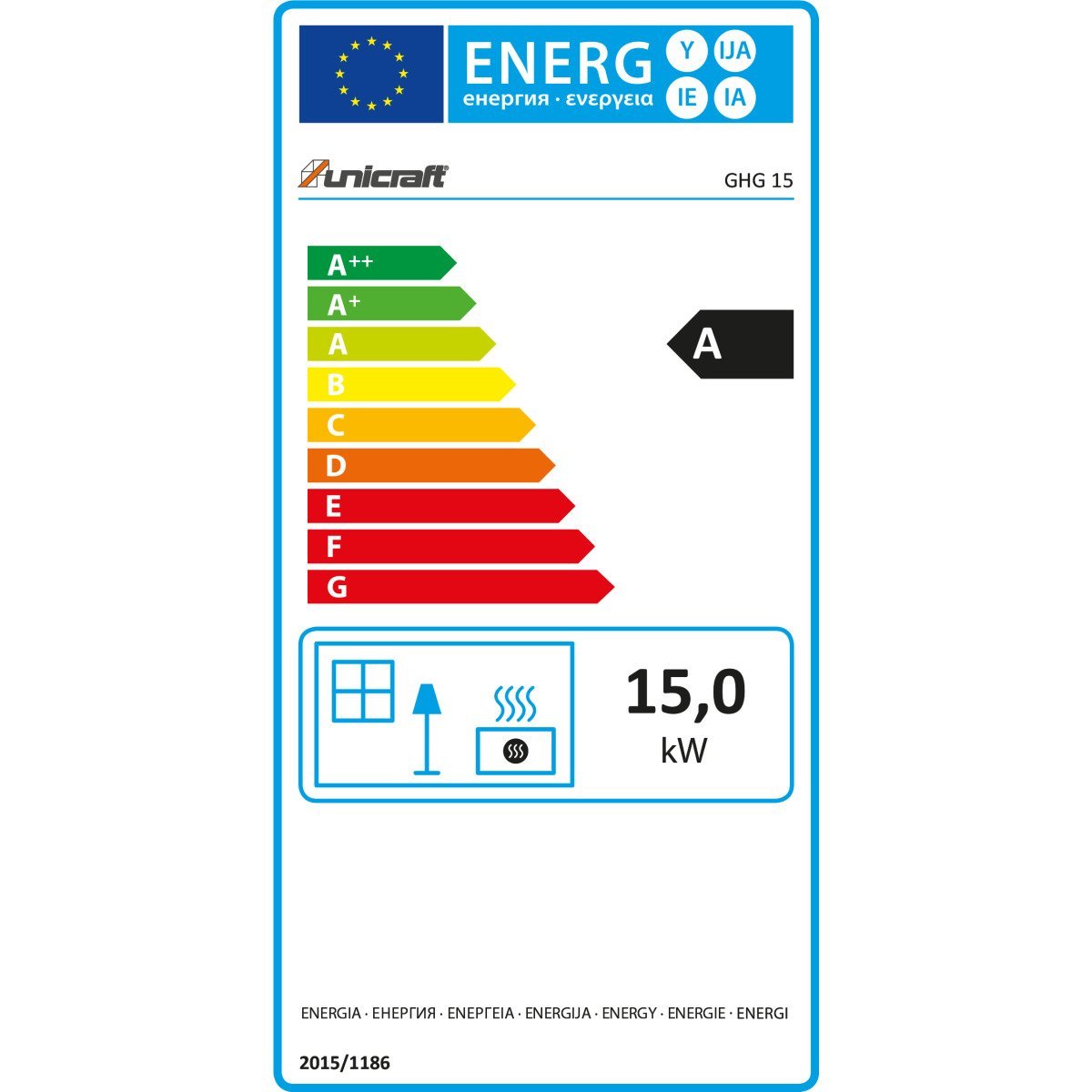 Gasheizgerät Unicraft GHG 15