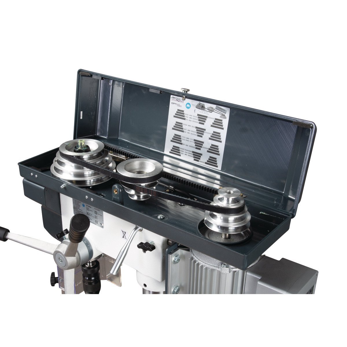 Säulenbohrmaschine Optimum OPTIdrill D 26Pro Aktions Set