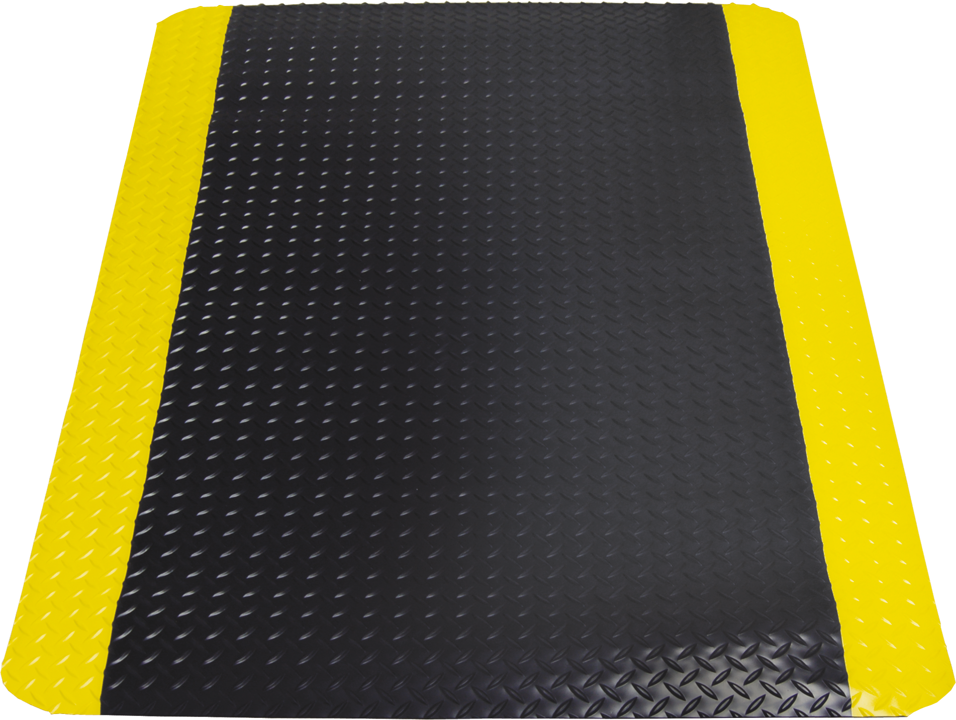 Bodenmatte Yoga Deck Ultra Zuschnitt 600x900mm schwarz/gelb