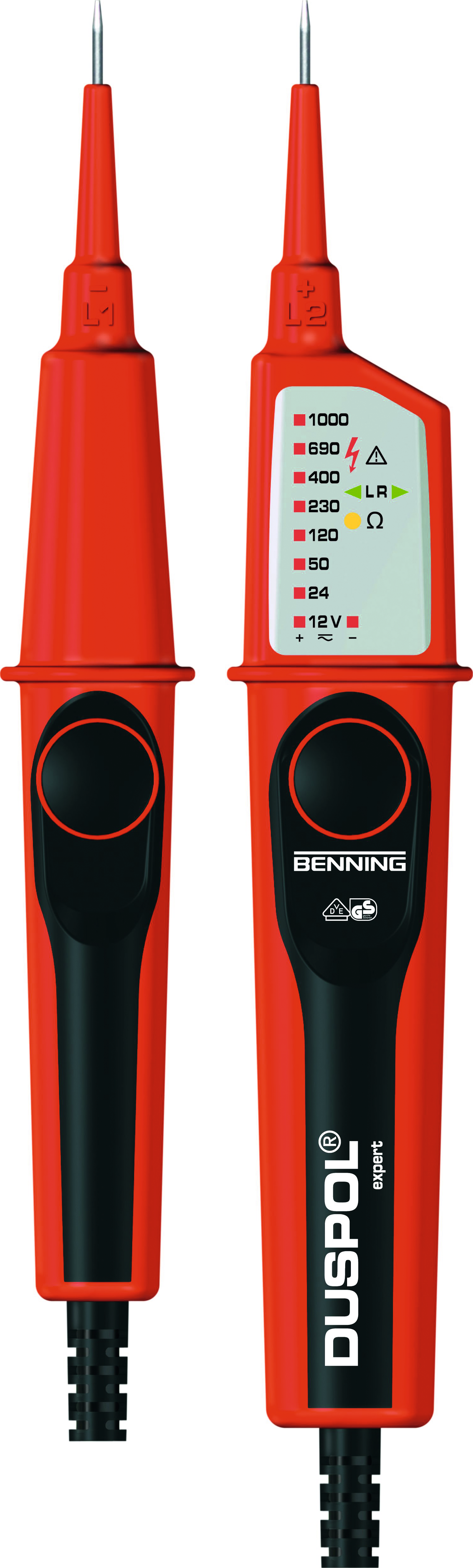 Spannungsprüfer DUSPOL® digital 1-1200 V & Lastzuschaltung