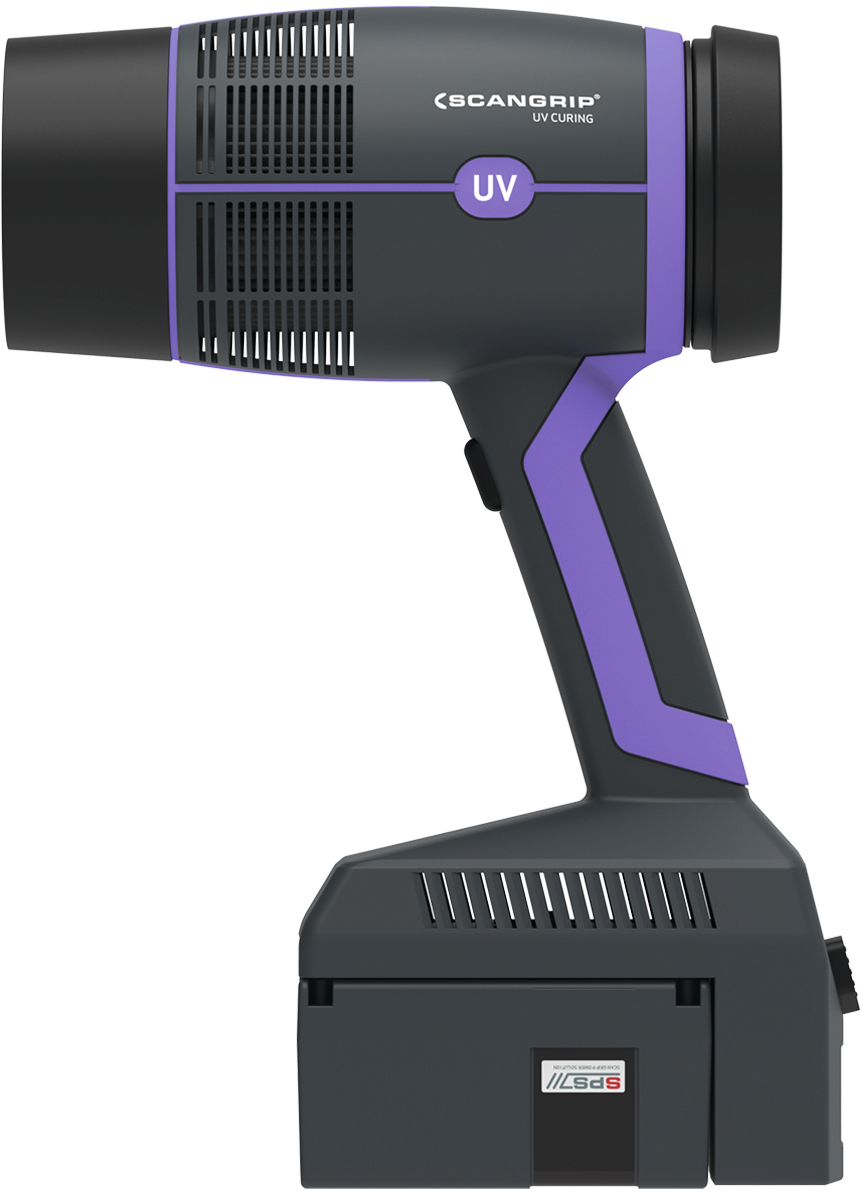 Akku-Arbeitslampe LED "UV-GUN" für UV-Härtung IP30