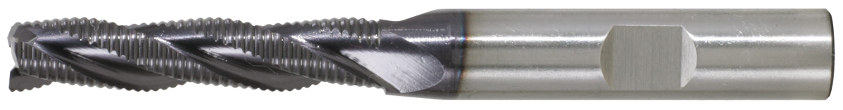 Schruppfräser HSSE-PM TiAlN Z4 30° DIN844L Typ HR DIN1835-B D12mm