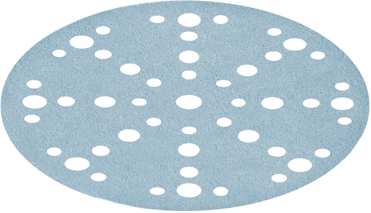 Klettschleifblatt Exzenterschleifer StickFix Granat D150mm P40