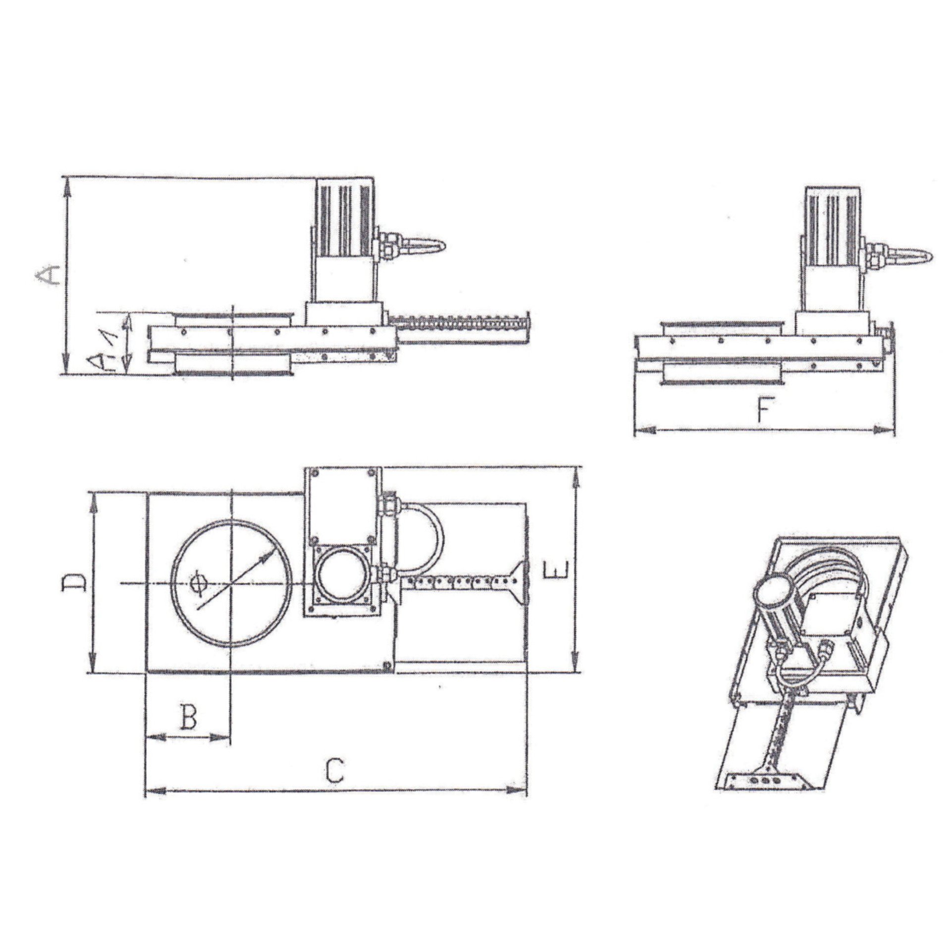 Elektrischer Absperrschieber Holzkraft Ø 250 mm