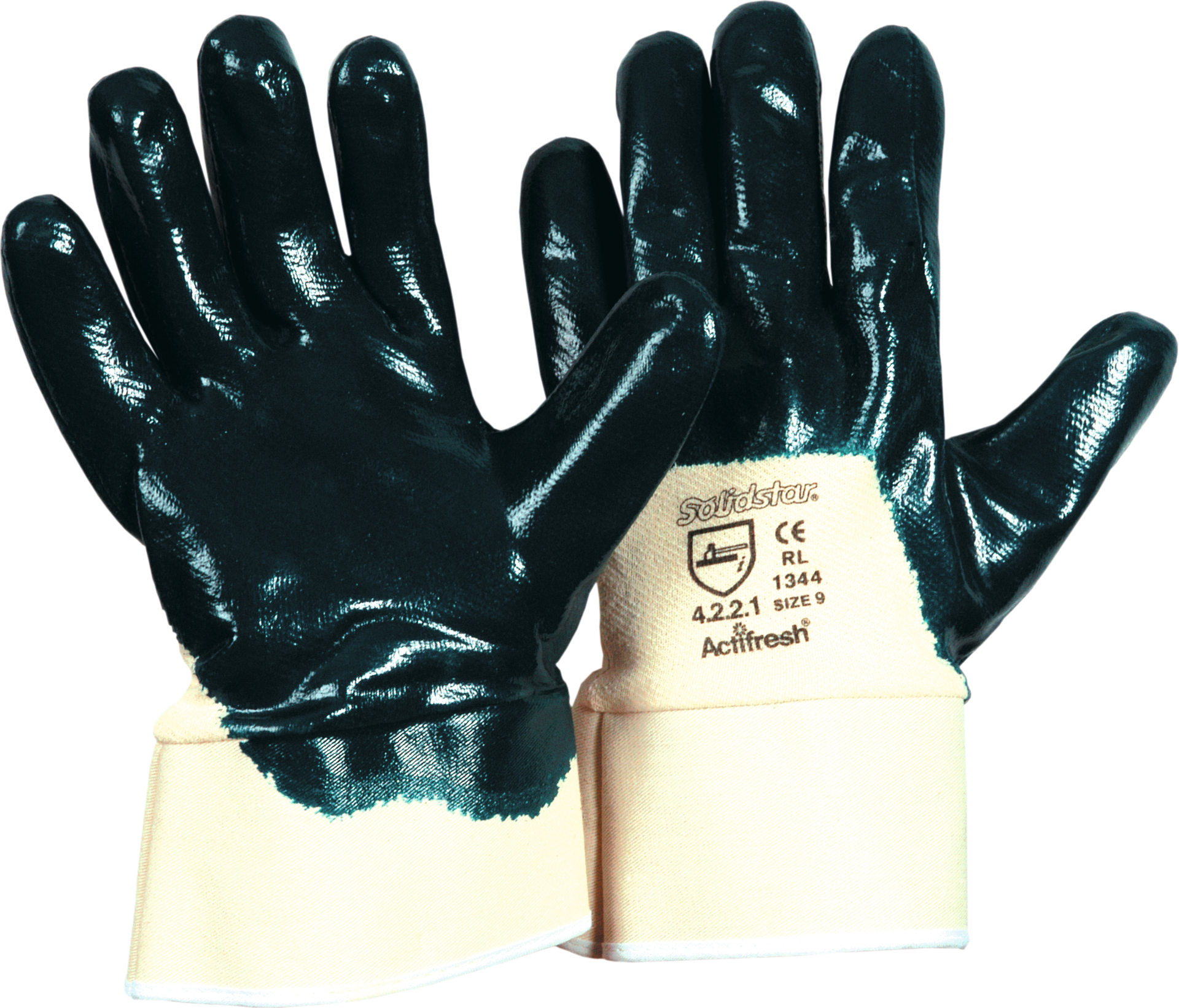 Handschuh Nitril "Der Feste" blau Gr.10