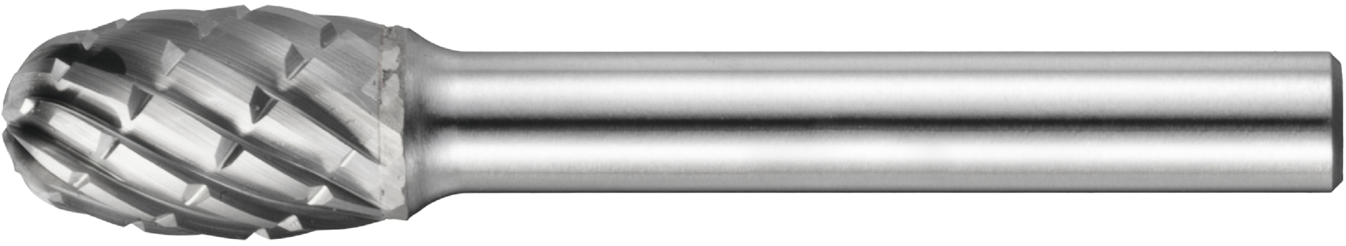 Frässtift HM Gussverzahnung Cast Schaft 6mm Tropfenform TRE D10mm L16mm
