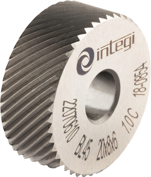 Rändelrad BL-Form 45° HSSE Gr. 0,5mm 10x4x4mm DIN403 für Rändelprofil RBR/RGE45° Rändelrad BL-Form 45° HSSE Gr. 0,5mm 10x4x4mm DIN403 für Rändelprofil RBR/RGE45°