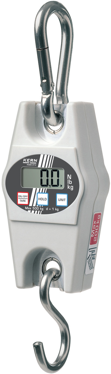 Hängewaage HCB mit Karabiner und Einhängehaken WB100kg Abl. 200g