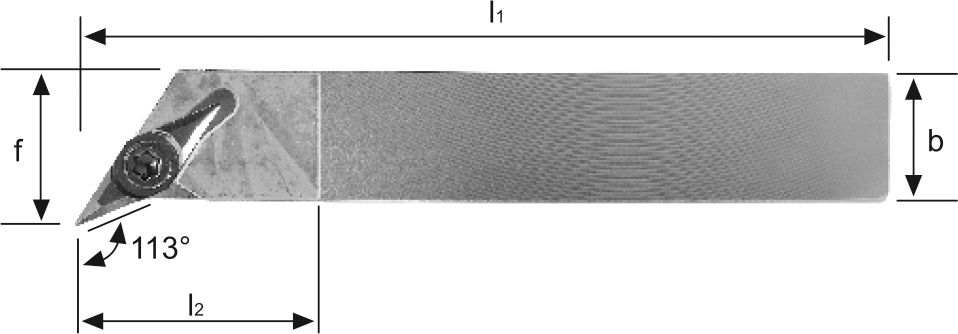Klemmhalter SVXC 113° Außenbearbeitung für VC.. 07.. WSP SVXCR0808D07 rechts