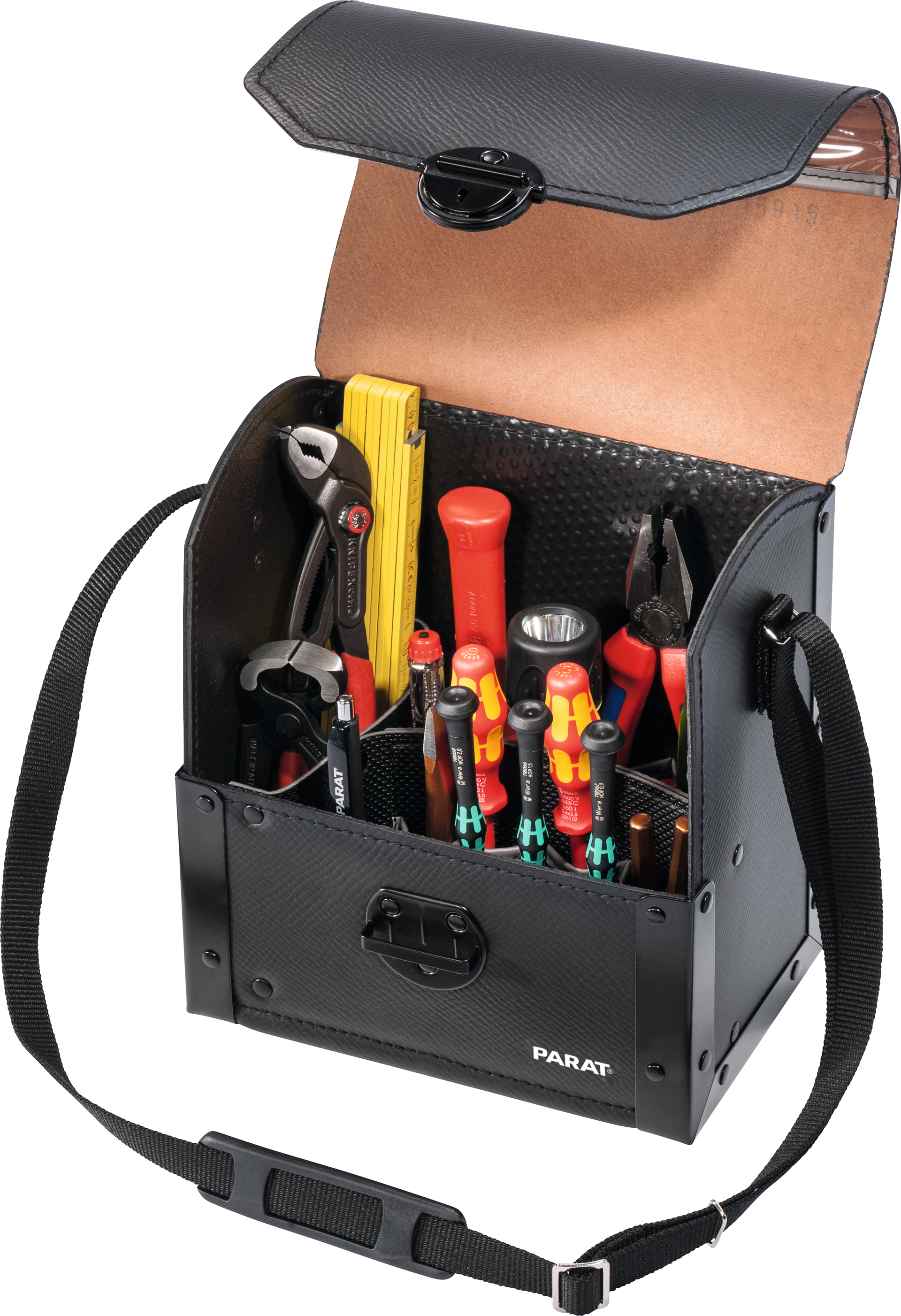 Werkzeugtasche TOP-LINE mit Steckschloss mit Steckschloss 220x140x250mm