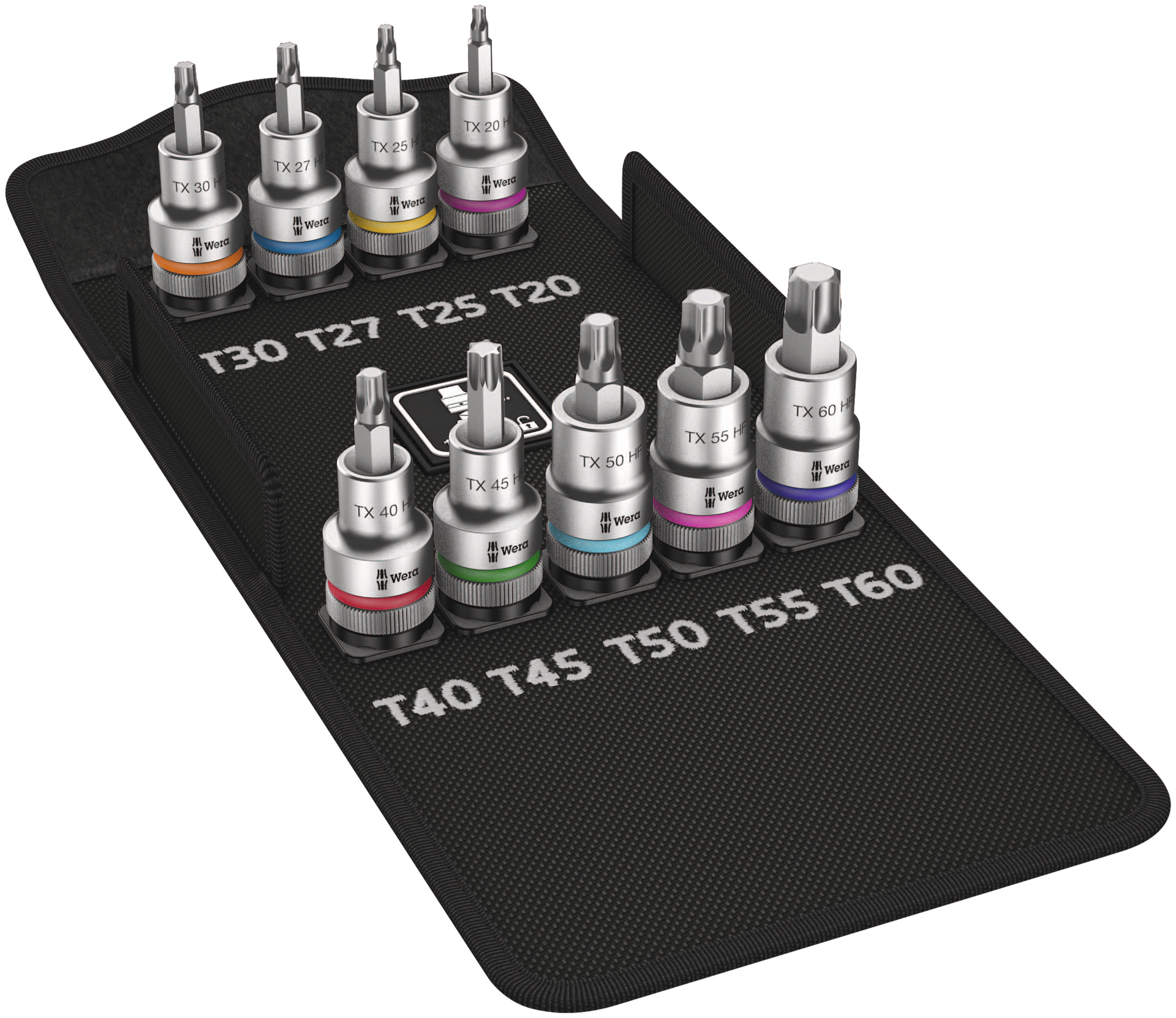 Bitstecknuss 1/2" TORX® Satz 9-tlg. Zyklop Bitstecknuss 1/2" TORX® Satz 9-tlg. Zyklop
