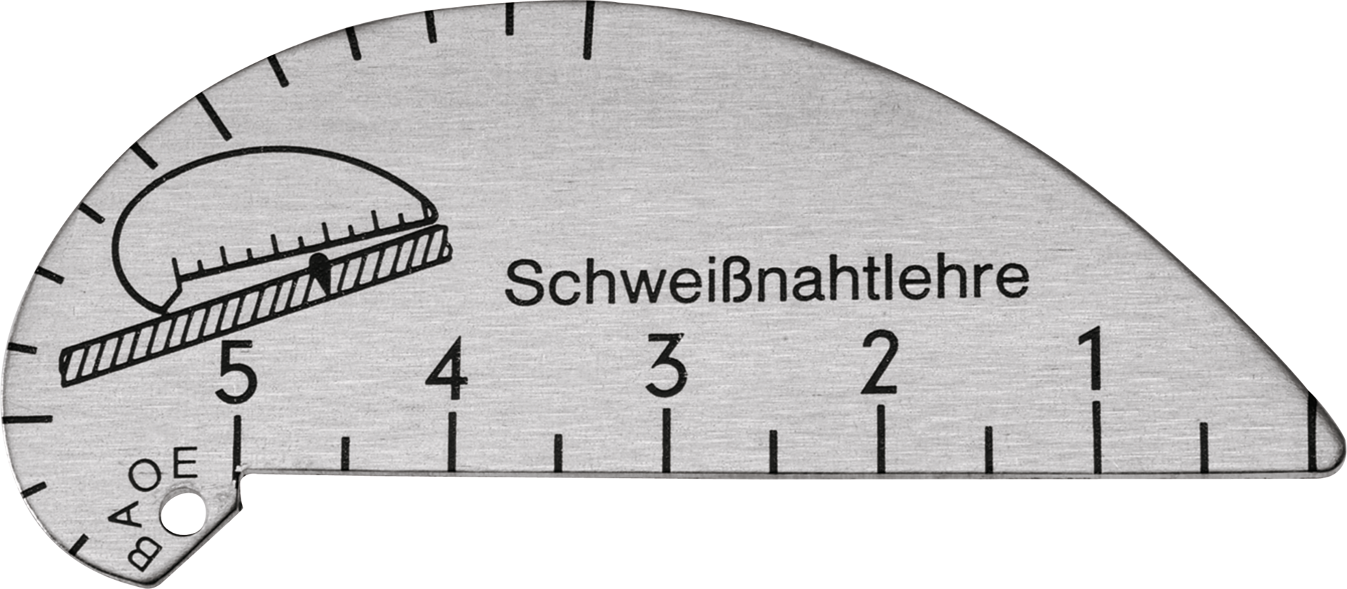 Schweißnahtlehre "S" MB2-15mm für Ecknähte Aluminium