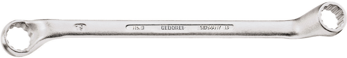 Gedore Doppelringschlüssel tief gekröpft DIN 838 L 305 mm SW 21 × 23 mm