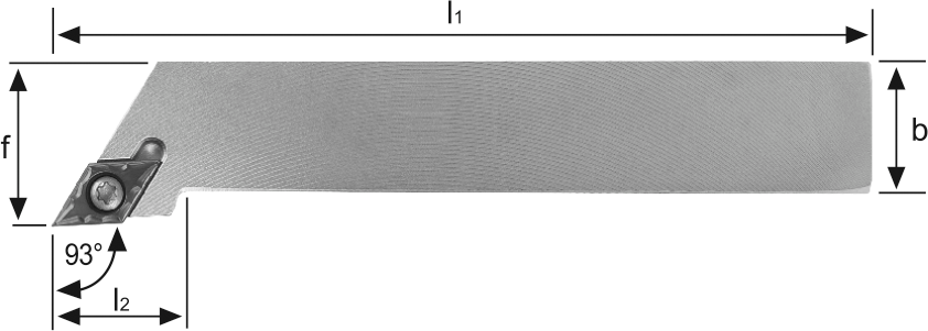 Klemmhalter SDJC 93° Außenbearbeitung für DC.. 07.. WSP SDJCR1010E07 rechts