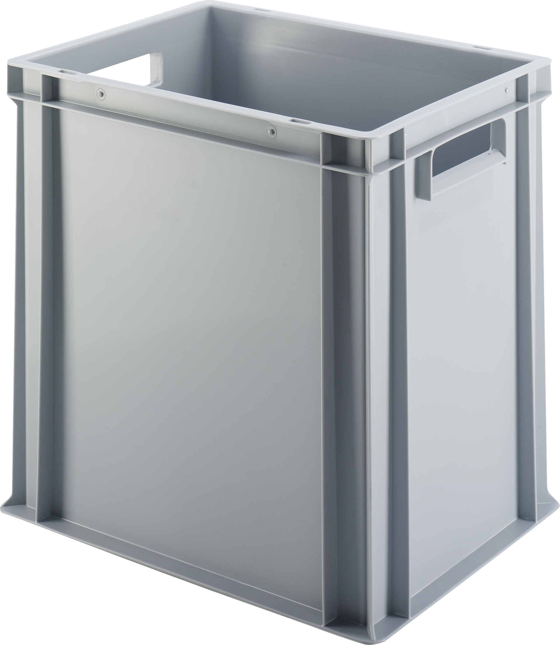 Euro-Transportstapelkasten L400mm B300mm H400mm grau offen