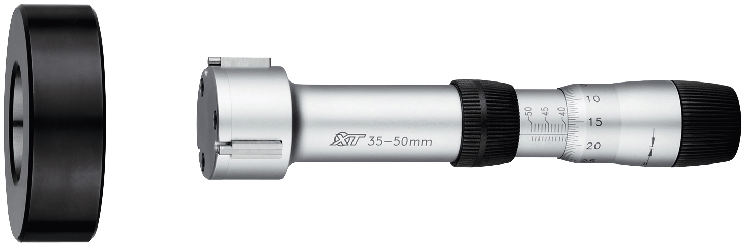 Innenmessschraube Zweipunkt/Dreipunkt XTA 3-Punkt-Innenmessschraube Abl. 0,001mm DIN863-4 inkl.Einstellring MB125-150mm Innenmessschraube Zweipunkt/Dreipunkt XTA 3-Punkt-Innenmessschraube Abl. 0,001mm DIN863-4 inkl.Einstellring MB125-150mm