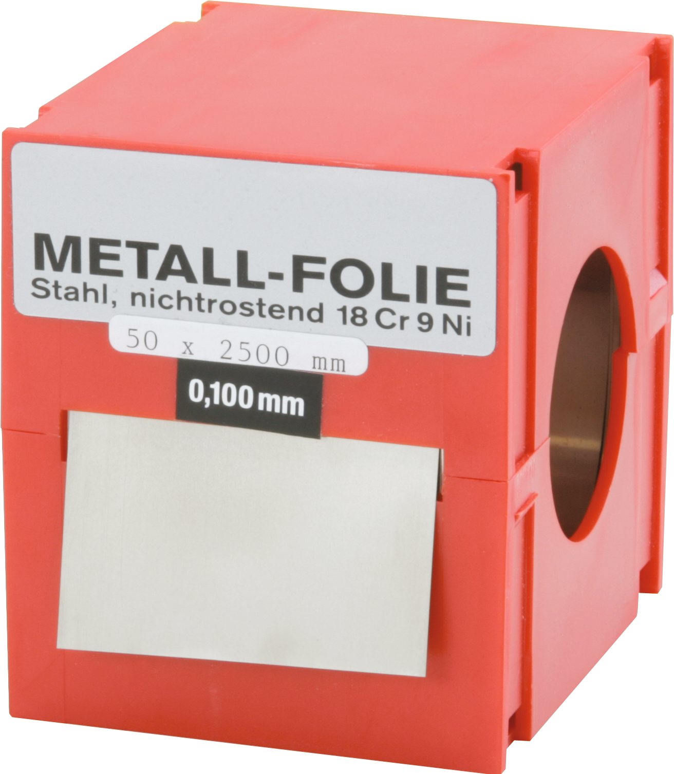 Lehrenband Boxen INOX L2500mm B50mm rostfrei S0,1mm