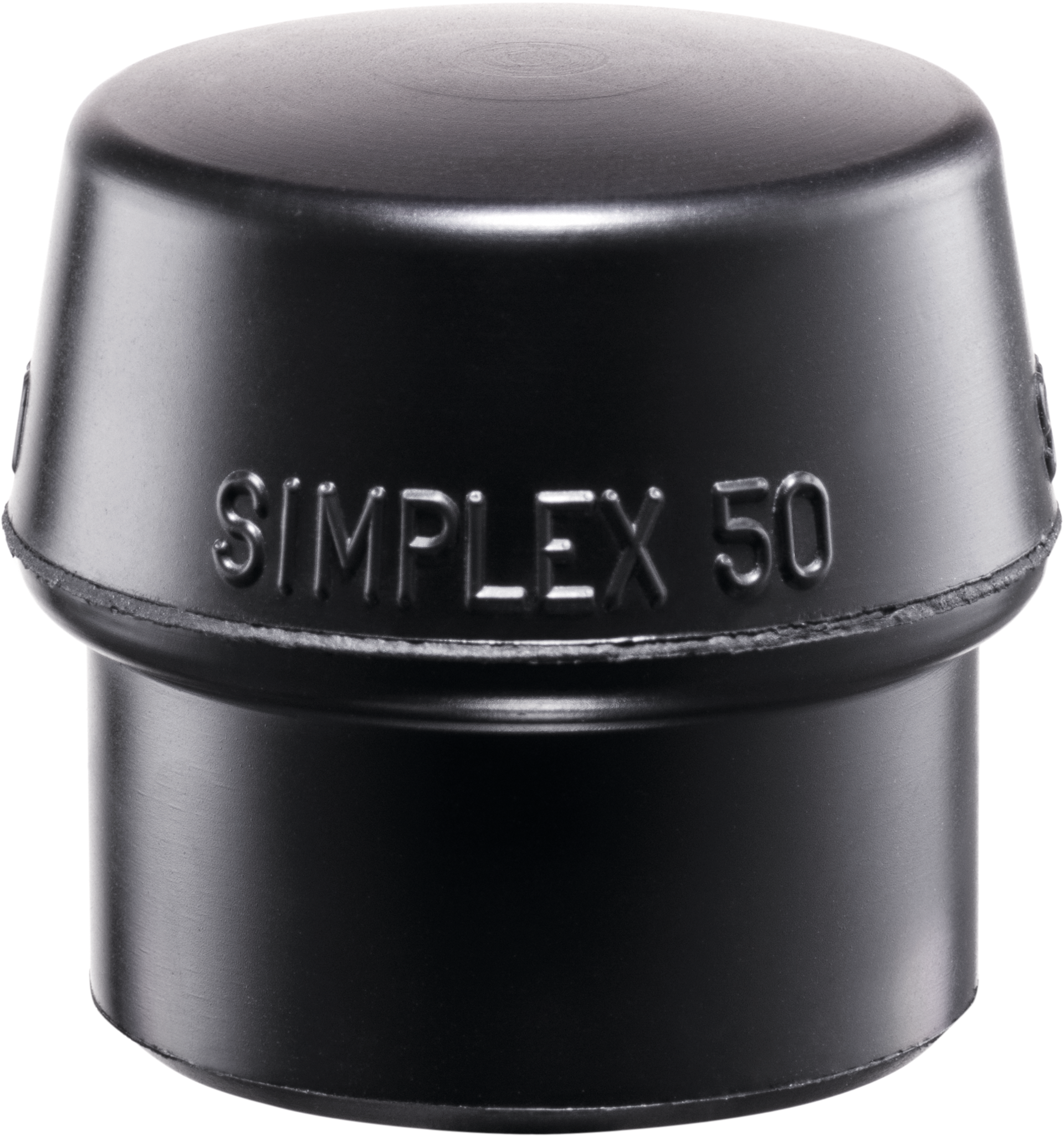 Ersatzschlagkopf Gummi schwarz (mittelhart) Gummikomposition für Simplex-Schonhammer D50mm