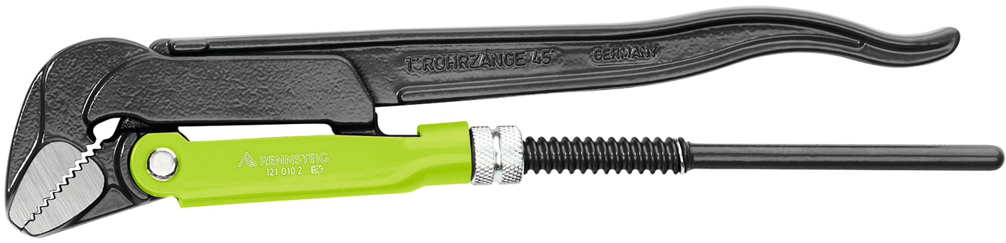 Eck-Rohrzange DIN5234 geschmiedet für Rohre bis 2" L570mm