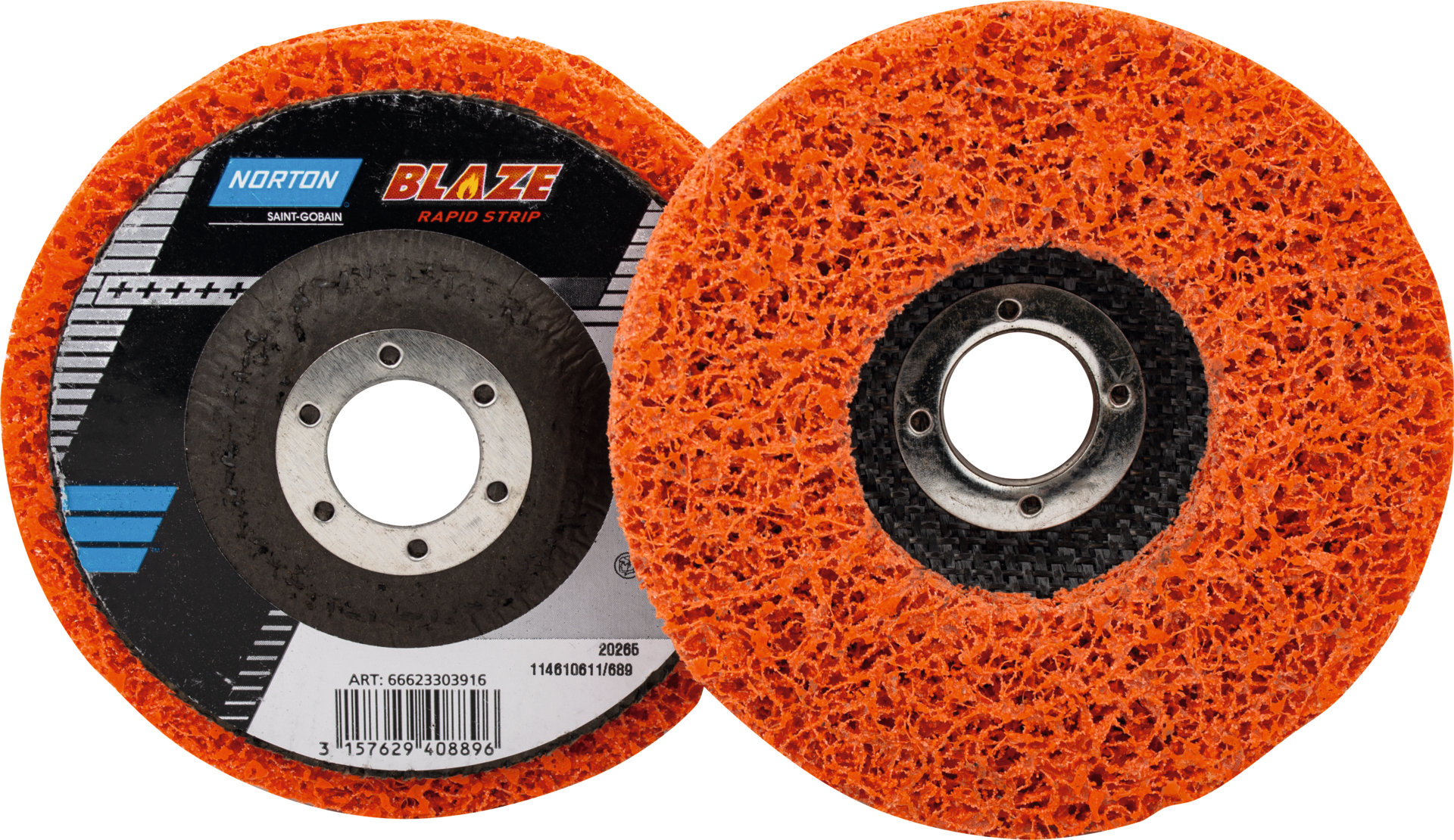 Grobreinigungsscheibe Blaze Rapid Strip orange D125mm