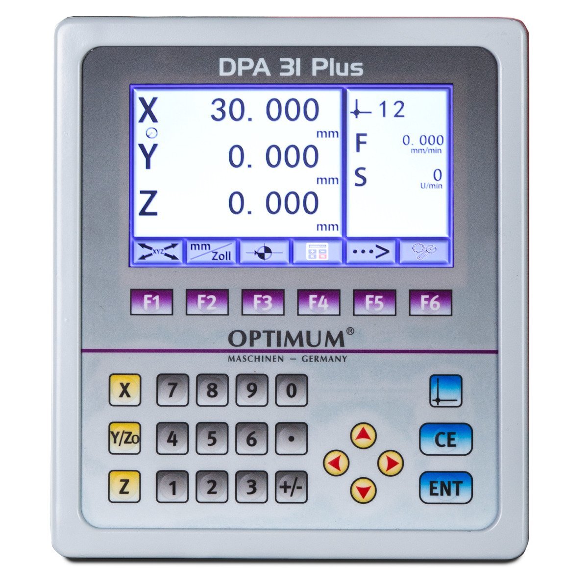 Leit- und Zugspindeldrehmaschine Optimum OPTIturn TM 3310D