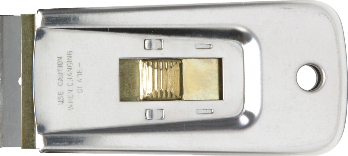 Schaber Plaketten mit Metallgehäuse Schaber Plaketten mit Metallgehäuse