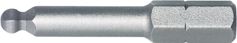 Bit 1/4" Sechskant mit Kugelkopf L38mm SW6mm