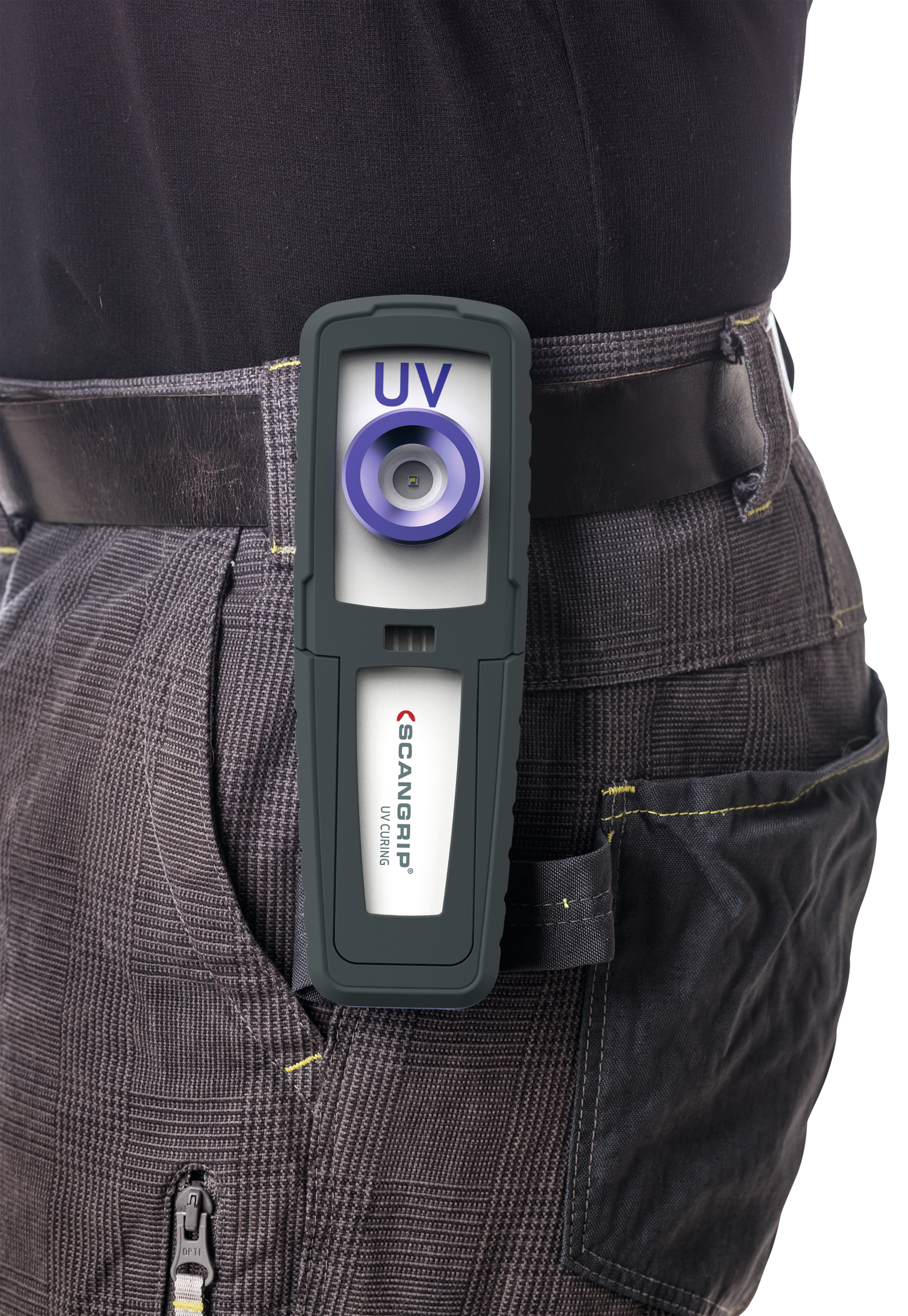 Akku-Arbeitslampe LED "UV-LIGHT" für UV-Härtung IP30 mit Magnet