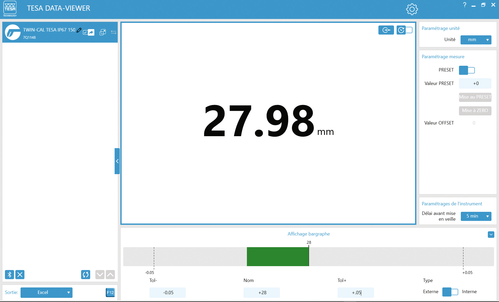 Software Datenübertragung TESA DataDirect