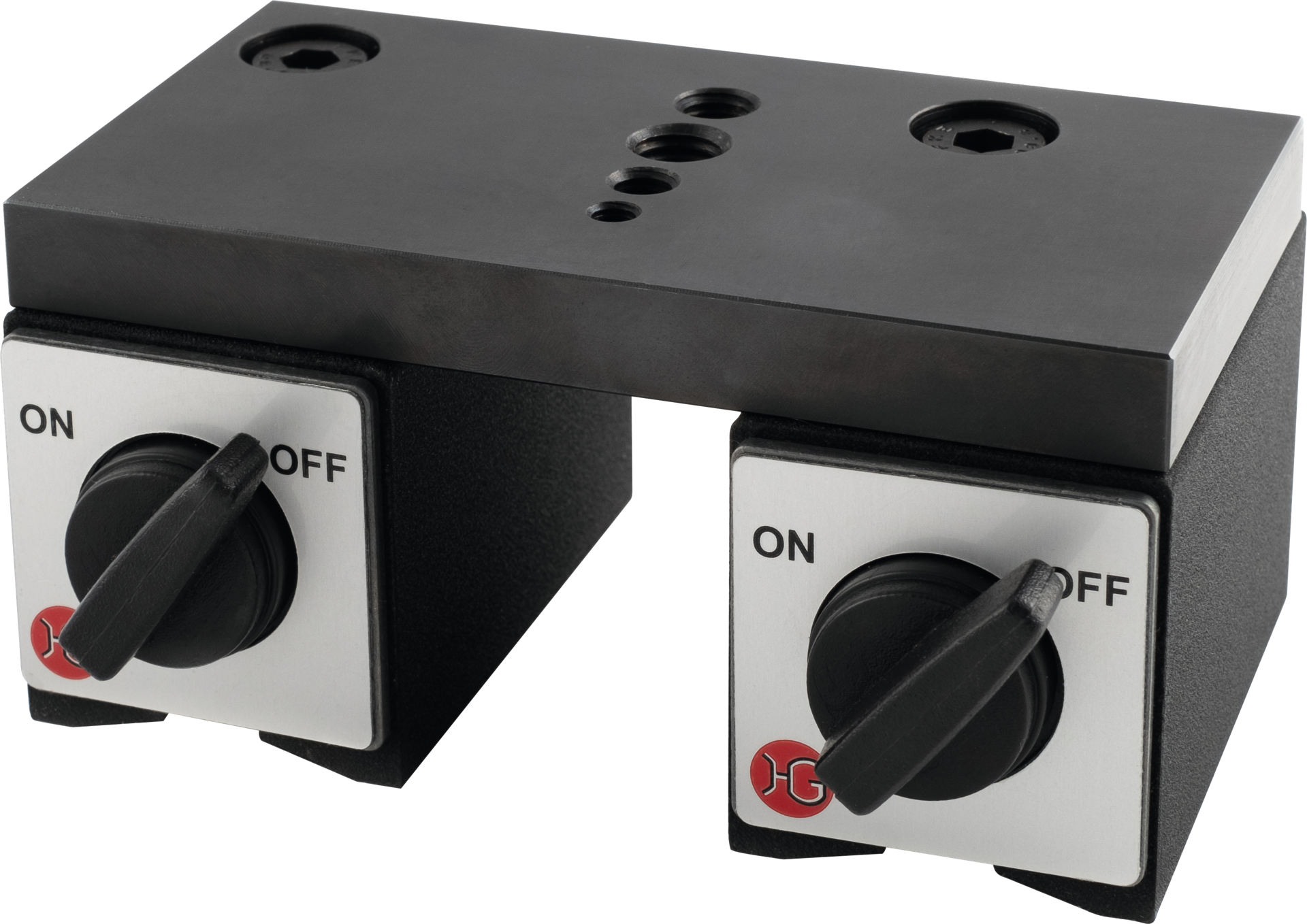 Magnetfuß prismatisch M6/M8/M10/M12 2x1000N 80x140x70mm Magnetfuß prismatisch M6/M8/M10/M12 2x1000N 80x140x70mm