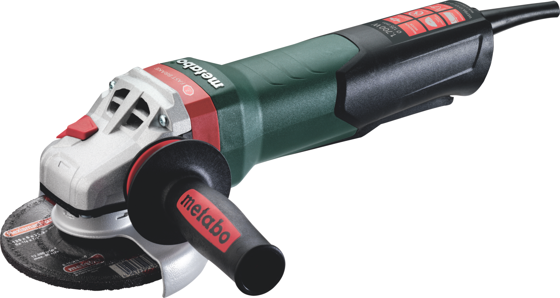 Winkelschleifer 125mm Metabo® 1700W WEPBA 17-125 Quick Winkelschleifer 125mm Metabo® 1700W WEPBA 17-125 Quick